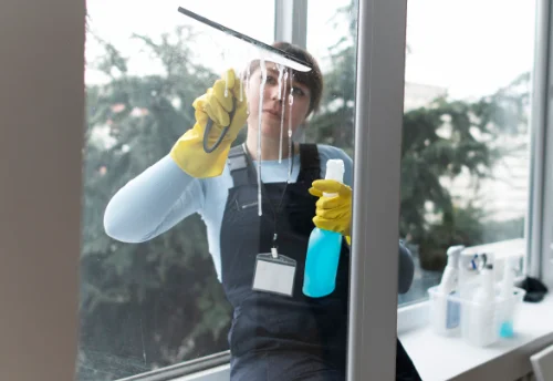 Nettoyage de vitres intérieures et extérieures à Sancheville